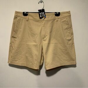 275. Lululemon Commission Classic-Fit Short 7" *Oxford Prosecco / White